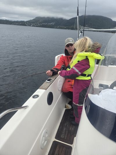 Fishing from the boat