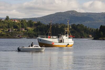 Boats on the Osterfjord