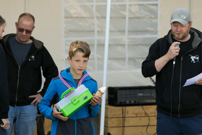 A prize for a young angler