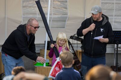 The prize giving